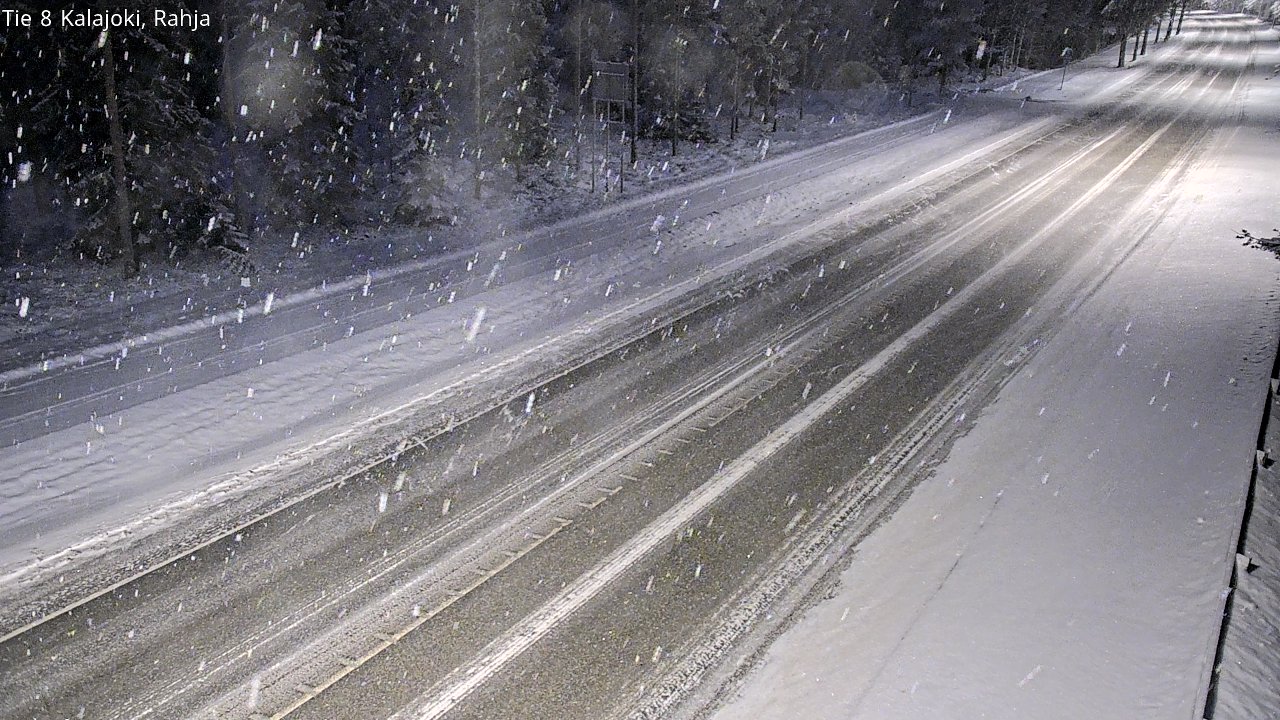 Kelikamerat Kuva Tie 8 Kalajoki, Rahja, Kalajoki, Pohjois-Pohjanmaa