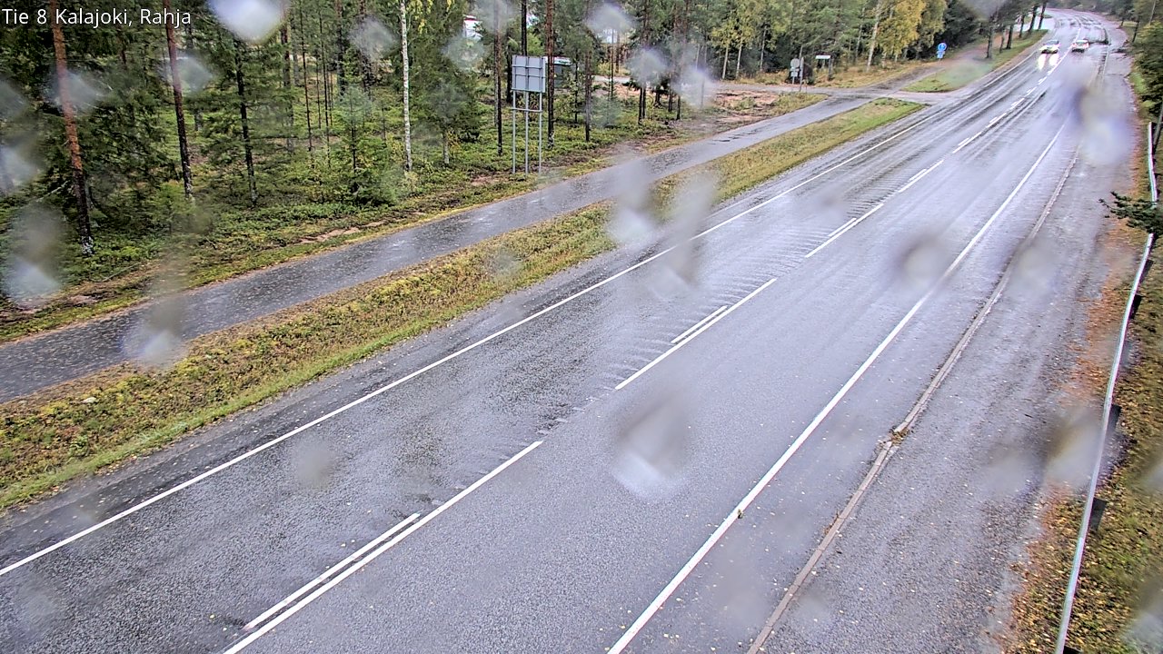 Weather Camera Image Väg 8 Kalajoki, Rahja, Kalajoki, Pohjois-Pohjanmaa