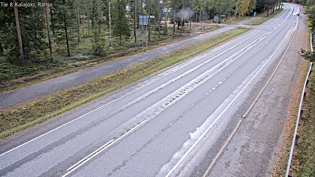 Weather Camera Image Väg 8 Kalajoki, Rahja, Kalajoki, Pohjois-Pohjanmaa