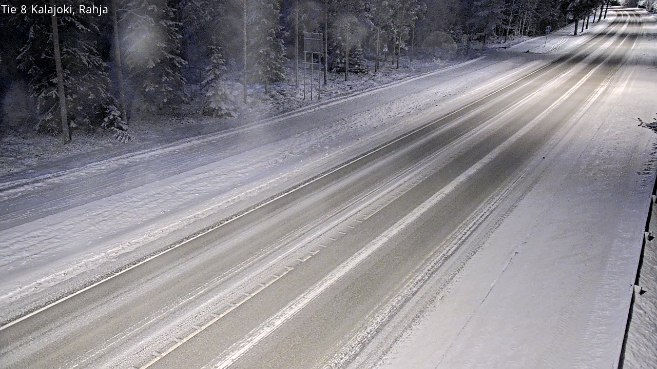 Weather Camera Image Road 8 Kalajoki, Rahja, Kalajoki, Pohjois-Pohjanmaa