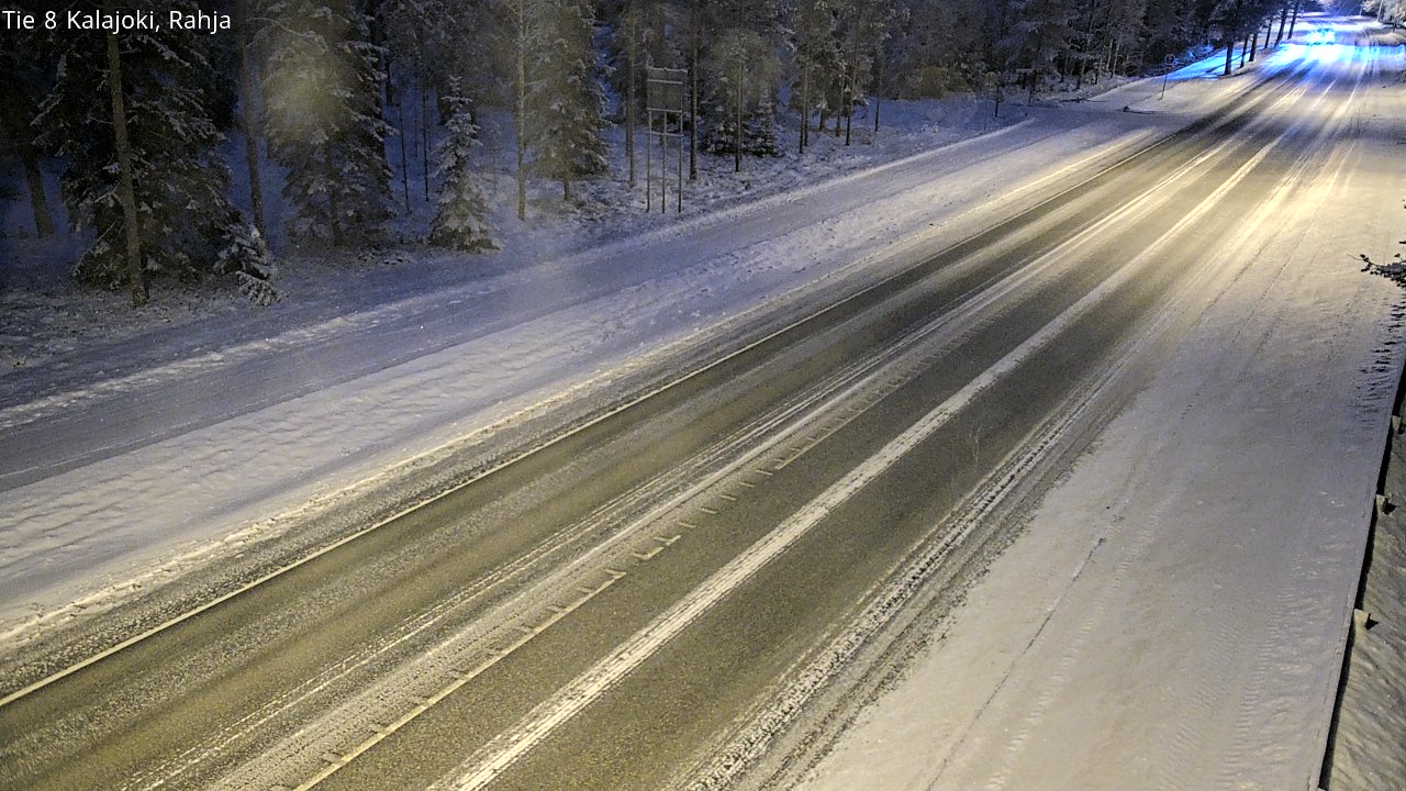 Weather Camera Image Väg 8 Kalajoki, Rahja, Kalajoki, Pohjois-Pohjanmaa