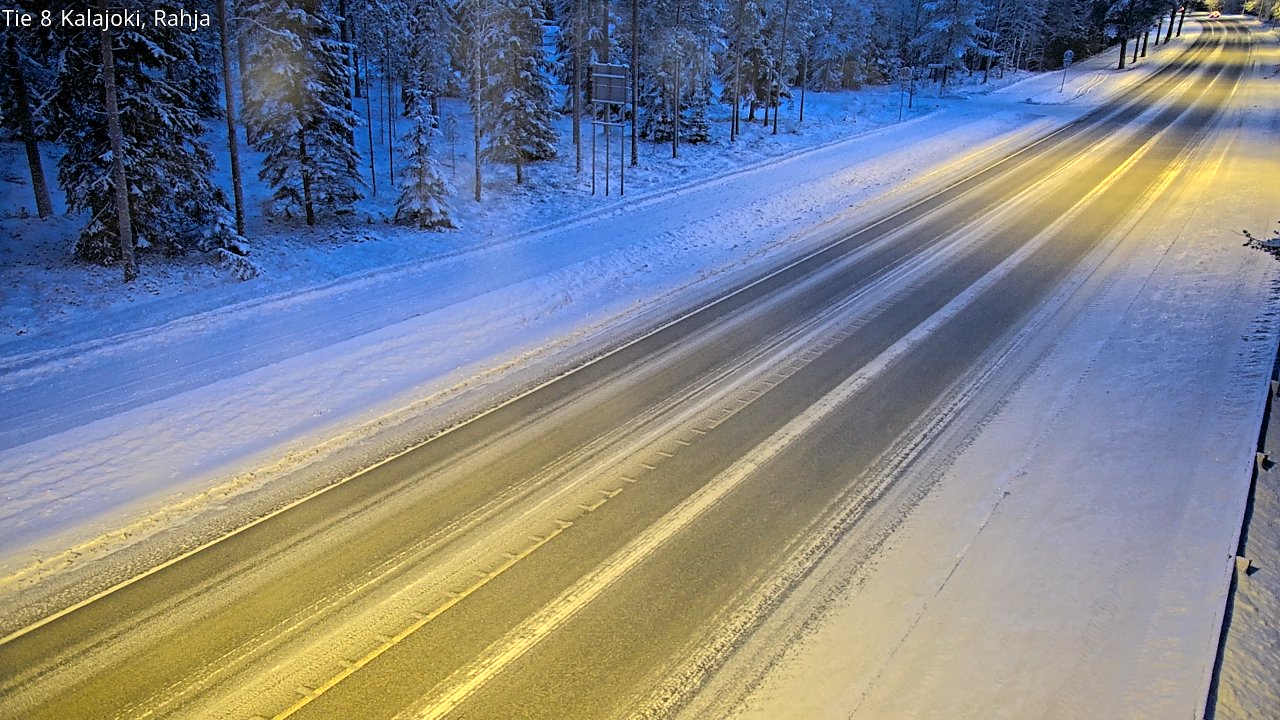 Weather Camera Image Road 8 Kalajoki, Rahja, Kalajoki, Pohjois-Pohjanmaa