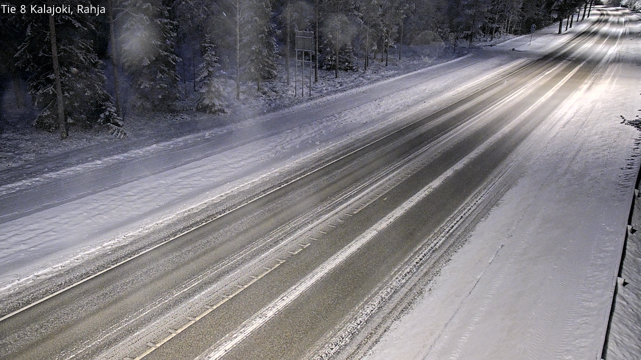 Weather Camera Image Väg 8 Kalajoki, Rahja, Kalajoki, Pohjois-Pohjanmaa