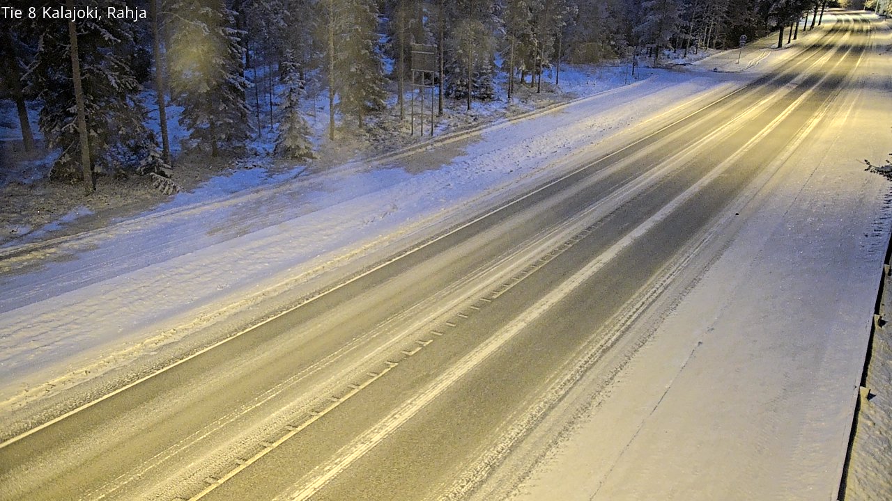 Weather Camera Image Road 8 Kalajoki, Rahja, Kalajoki, Pohjois-Pohjanmaa
