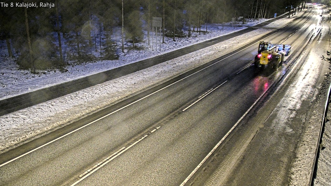 Weather Camera Image Road 8 Kalajoki, Rahja, Kalajoki, Pohjois-Pohjanmaa