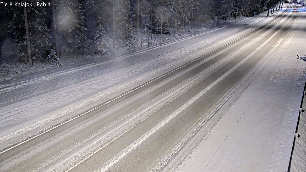 Weather Camera Image Road 8 Kalajoki, Rahja, Kalajoki, Pohjois-Pohjanmaa