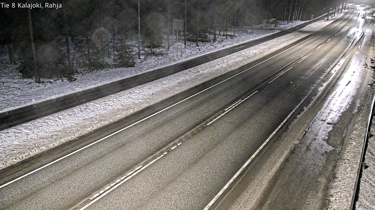 Weather Camera Image Väg 8 Kalajoki, Rahja, Kalajoki, Pohjois-Pohjanmaa