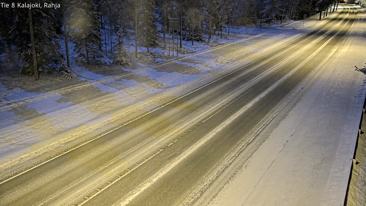 Weather Camera Image Road 8 Kalajoki, Rahja, Kalajoki, Pohjois-Pohjanmaa