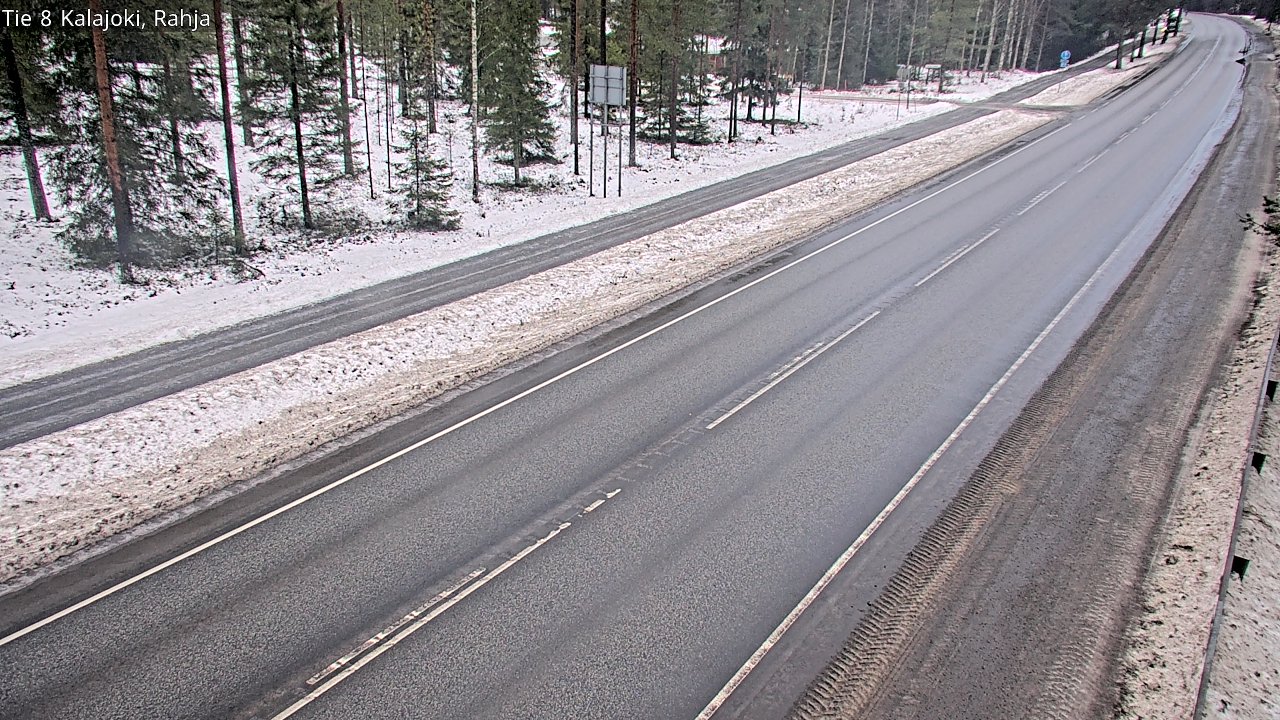 Weather Camera Image Väg 8 Kalajoki, Rahja, Kalajoki, Pohjois-Pohjanmaa