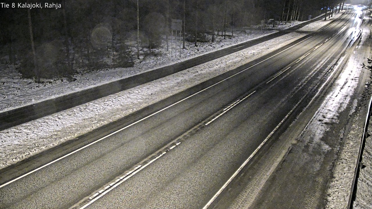 Weather Camera Image Väg 8 Kalajoki, Rahja, Kalajoki, Pohjois-Pohjanmaa