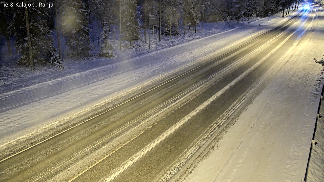 Weather Camera Image Väg 8 Kalajoki, Rahja, Kalajoki, Pohjois-Pohjanmaa