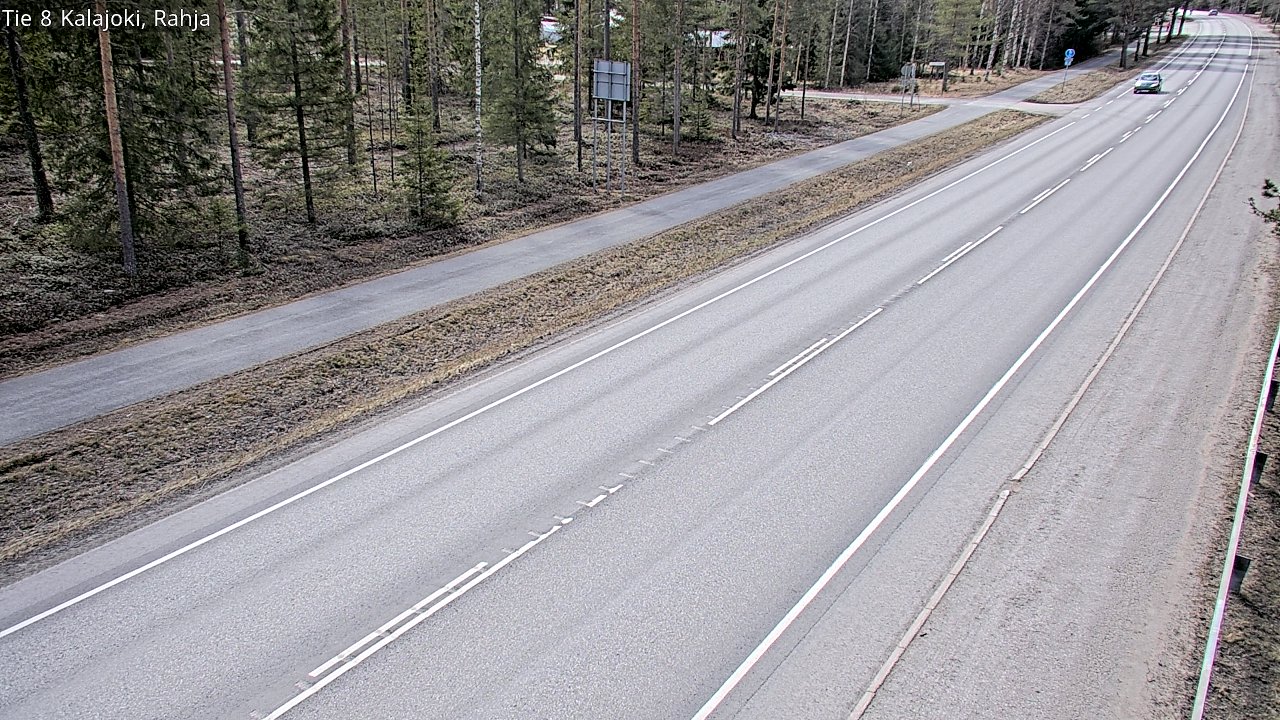 Weather Camera Image Väg 8 Kalajoki, Rahja, Kalajoki, Pohjois-Pohjanmaa