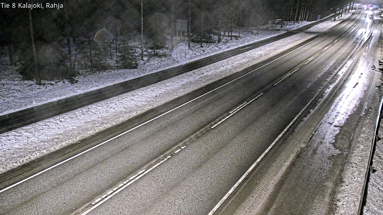 Weather Camera Image Väg 8 Kalajoki, Rahja, Kalajoki, Pohjois-Pohjanmaa