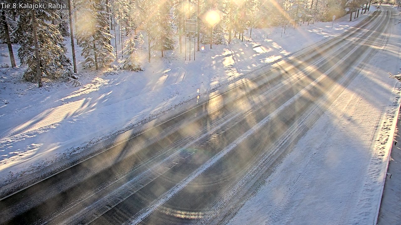 Weather Camera Image Väg 8 Kalajoki, Rahja, Kalajoki, Pohjois-Pohjanmaa
