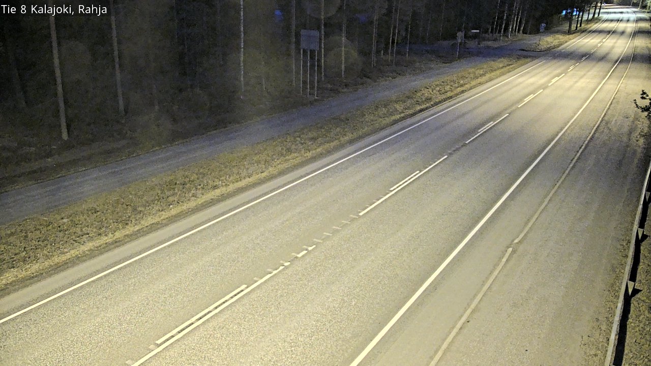 Weather Camera Image Väg 8 Kalajoki, Rahja, Kalajoki, Pohjois-Pohjanmaa