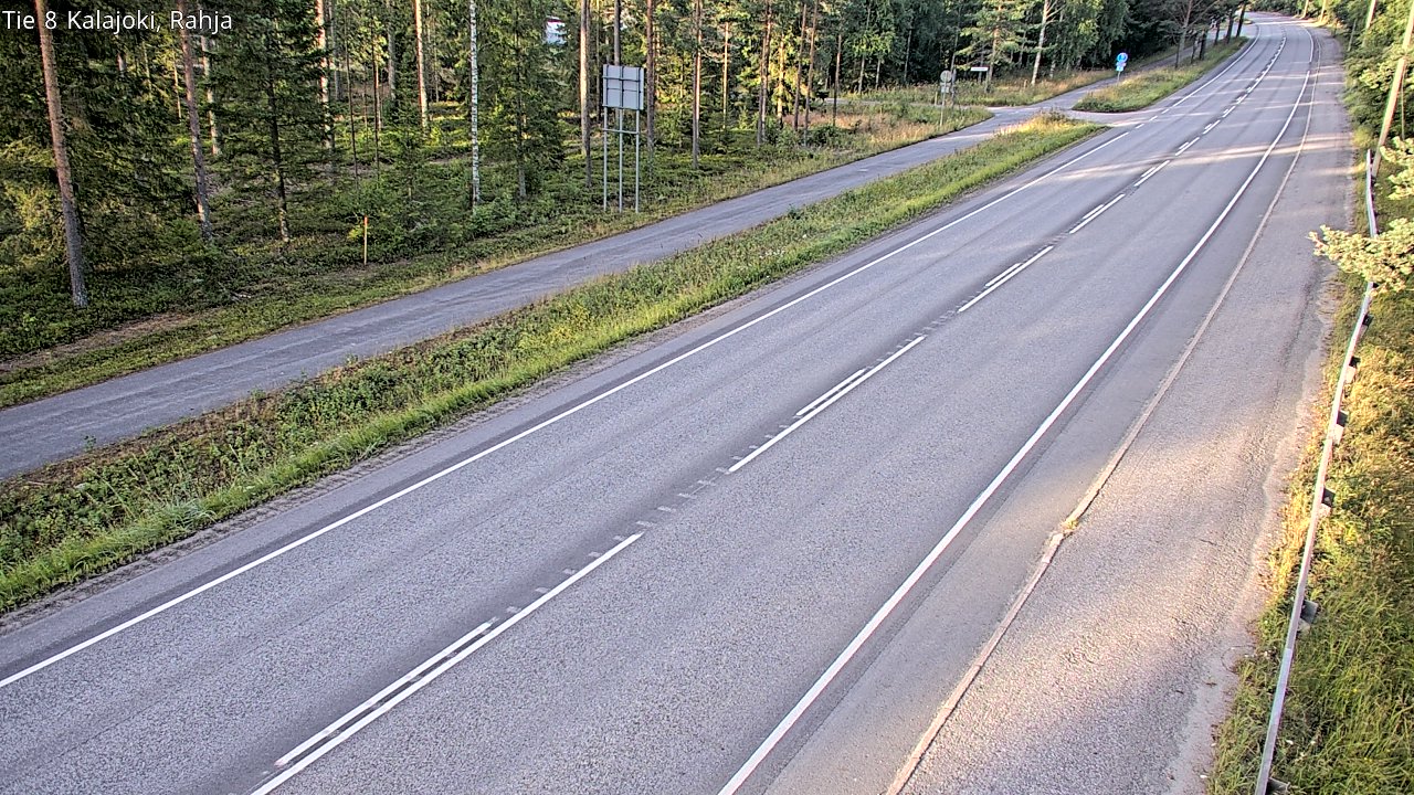 Kelikamerat Kuva Tie 8 Kalajoki, Rahja, Kalajoki, Pohjois-Pohjanmaa