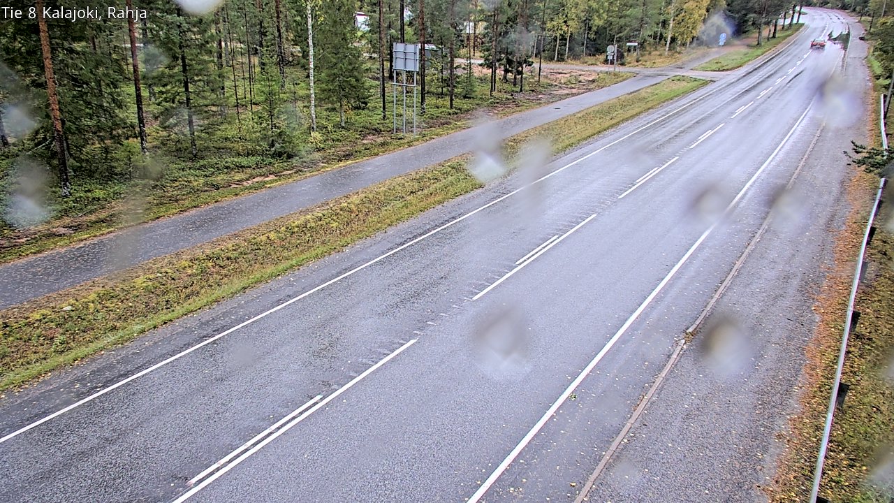 Weather Camera Image Väg 8 Kalajoki, Rahja, Kalajoki, Pohjois-Pohjanmaa