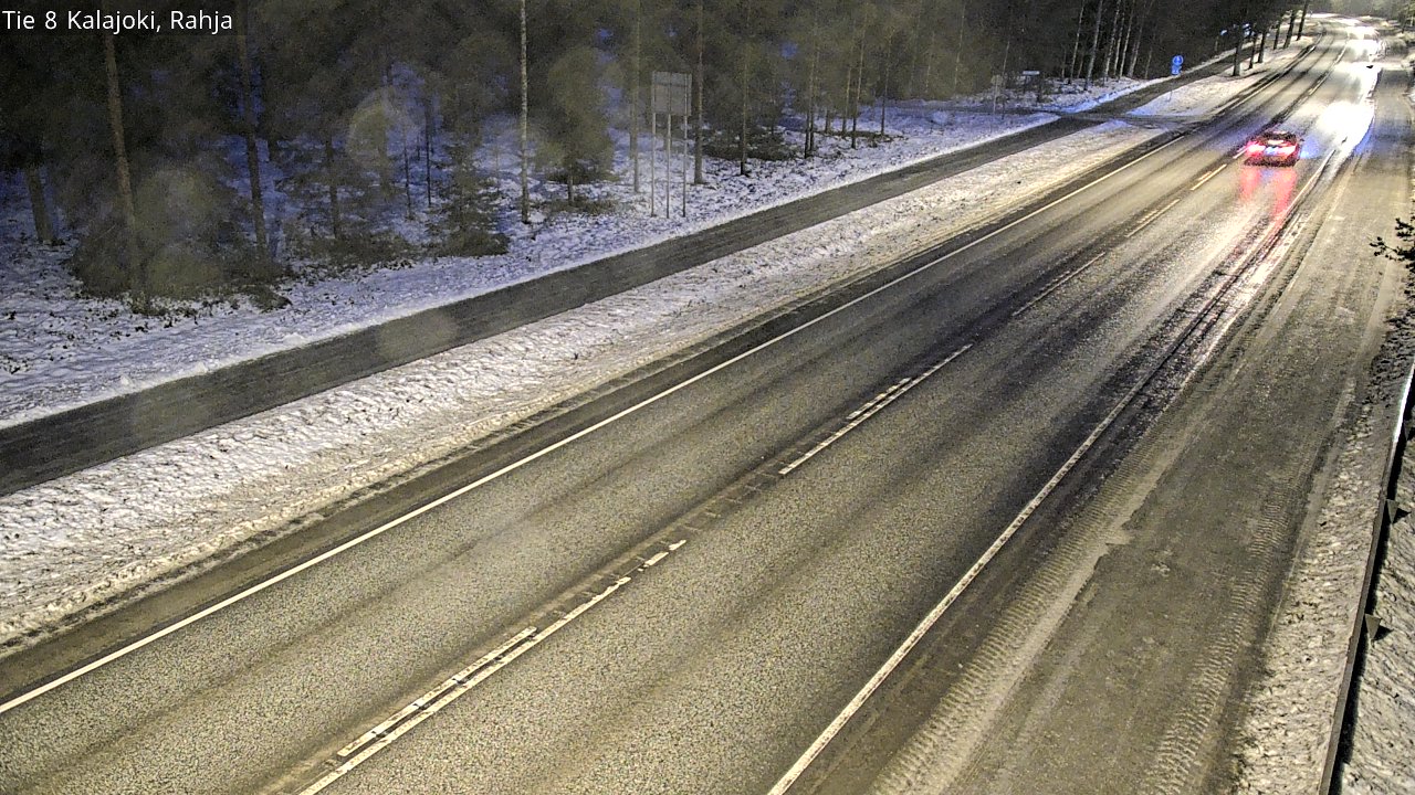 Weather Camera Image Väg 8 Kalajoki, Rahja, Kalajoki, Pohjois-Pohjanmaa