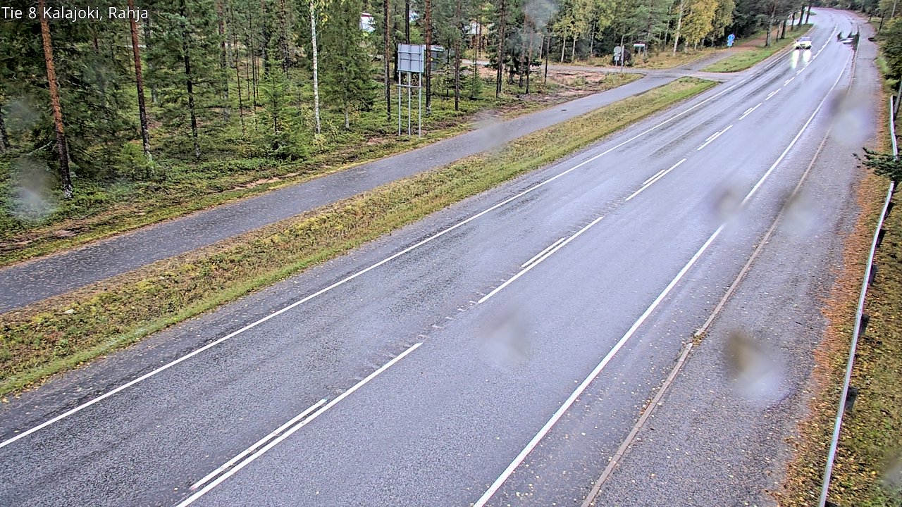 Weather Camera Image Väg 8 Kalajoki, Rahja, Kalajoki, Pohjois-Pohjanmaa