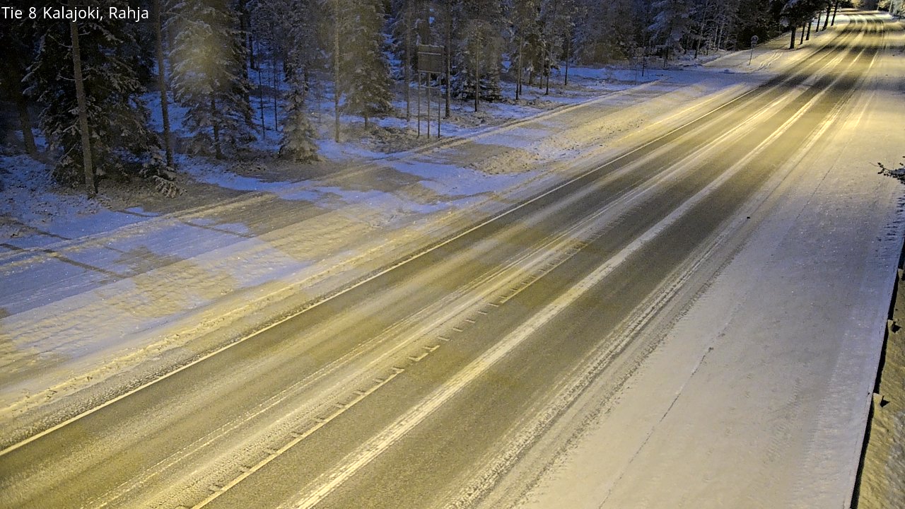 Weather Camera Image Road 8 Kalajoki, Rahja, Kalajoki, Pohjois-Pohjanmaa
