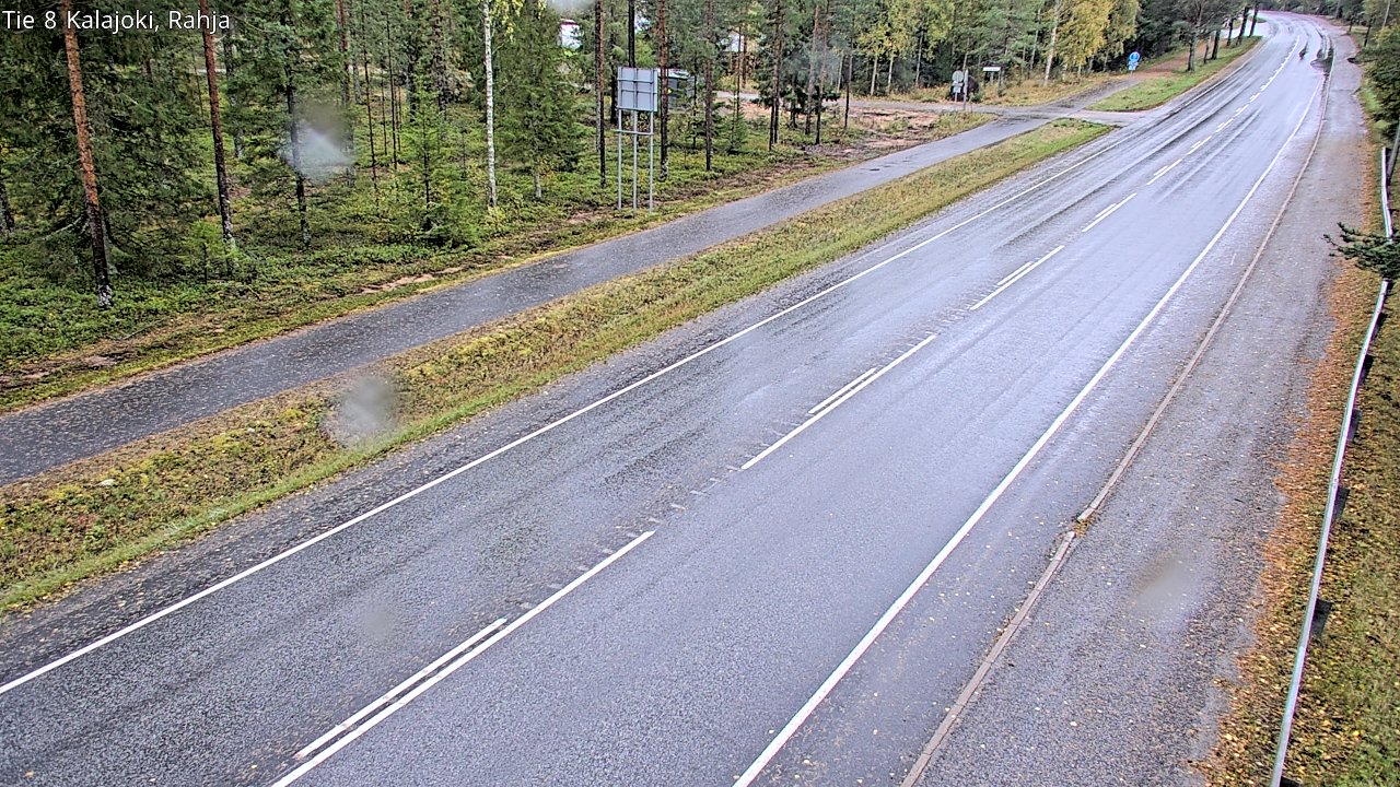 Weather Camera Image Väg 8 Kalajoki, Rahja, Kalajoki, Pohjois-Pohjanmaa