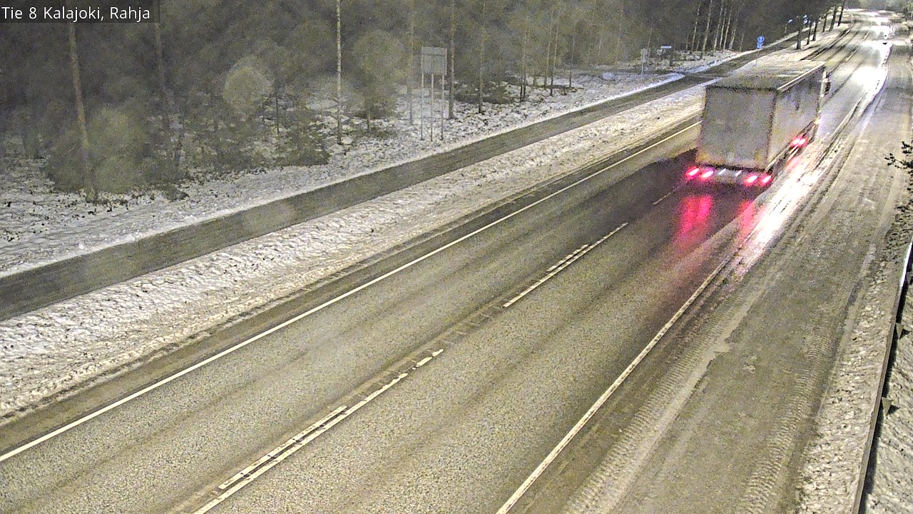 Weather Camera Image Väg 8 Kalajoki, Rahja, Kalajoki, Pohjois-Pohjanmaa