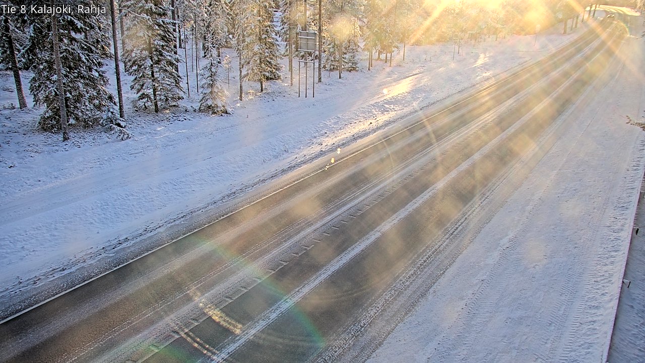 Weather Camera Image Road 8 Kalajoki, Rahja, Kalajoki, Pohjois-Pohjanmaa