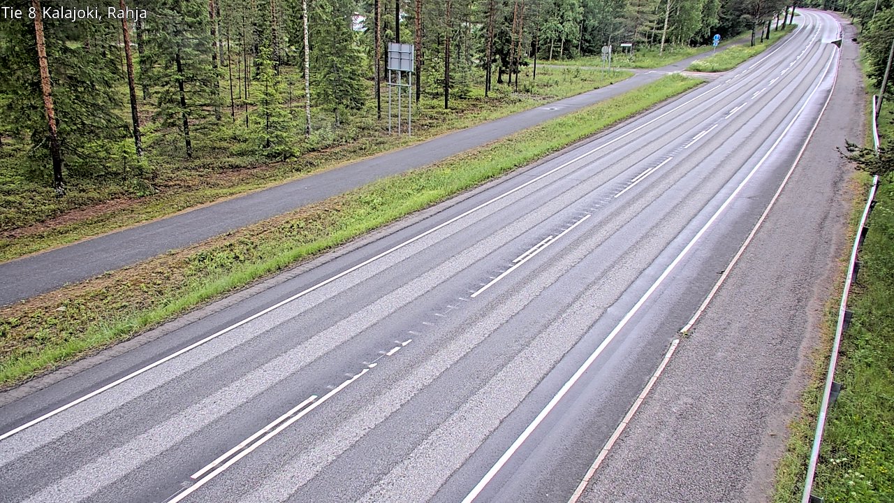 Weather Camera Image Väg 8 Kalajoki, Rahja, Kalajoki, Pohjois-Pohjanmaa