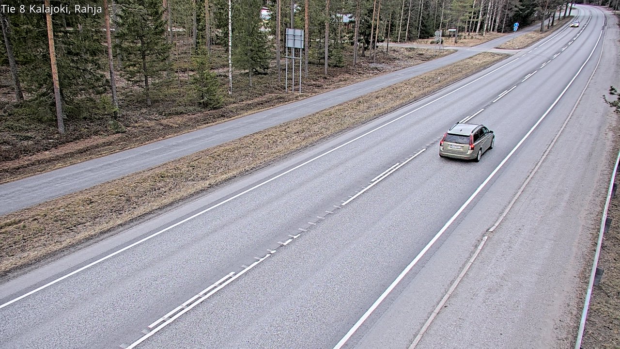 Weather Camera Image Road 8 Kalajoki, Rahja, Kalajoki, Pohjois-Pohjanmaa