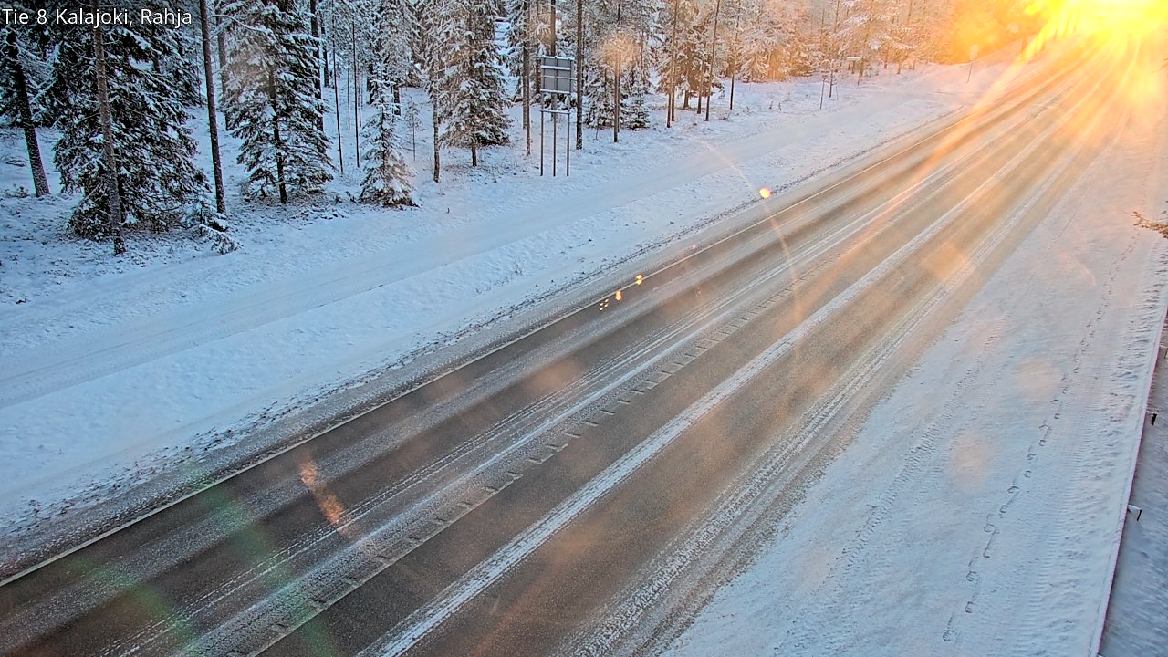 Weather Camera Image Väg 8 Kalajoki, Rahja, Kalajoki, Pohjois-Pohjanmaa