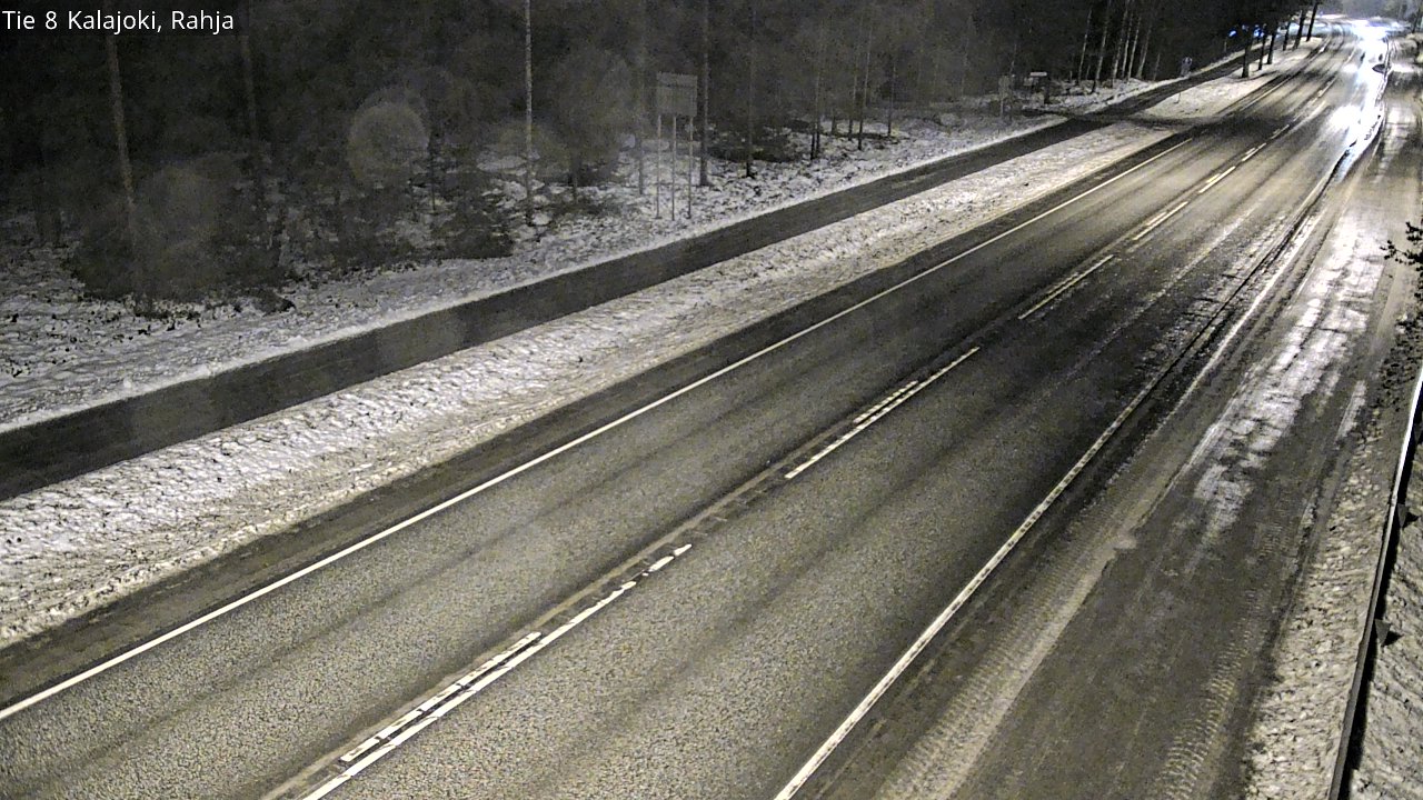Weather Camera Image Väg 8 Kalajoki, Rahja, Kalajoki, Pohjois-Pohjanmaa
