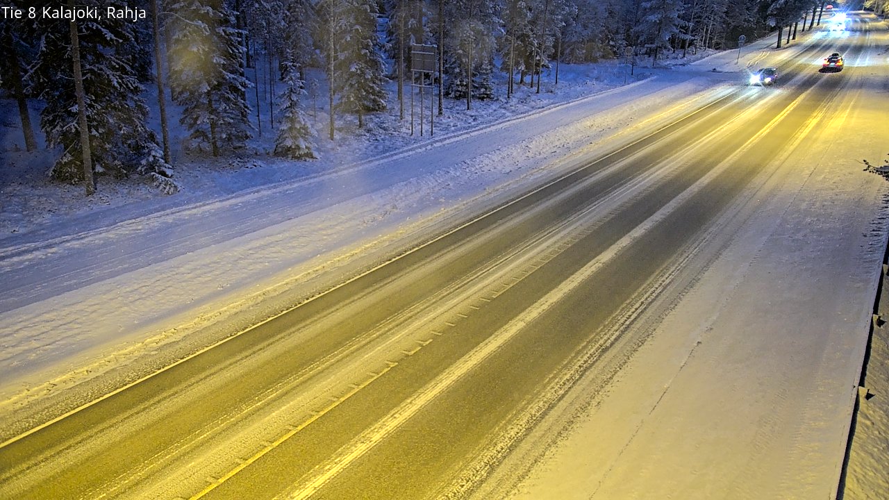 Weather Camera Image Road 8 Kalajoki, Rahja, Kalajoki, Pohjois-Pohjanmaa