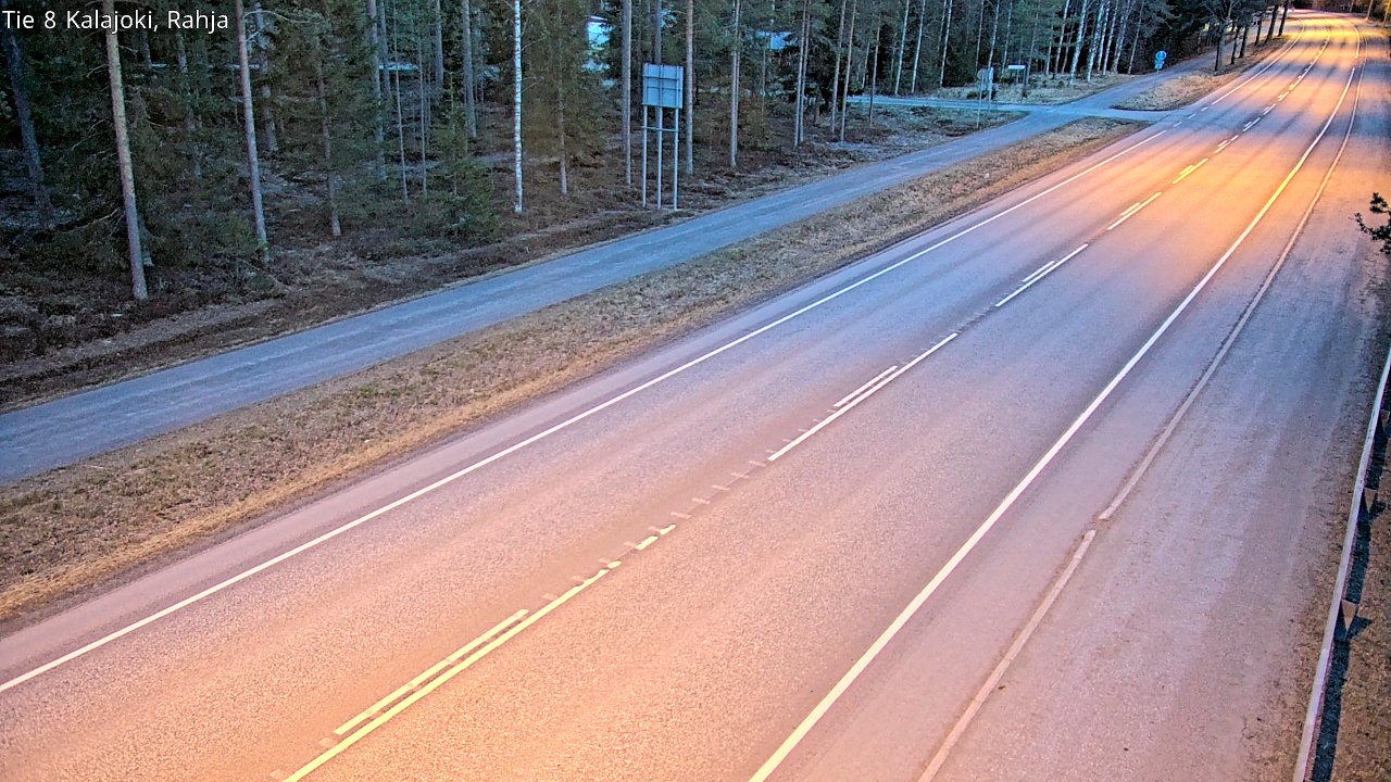 Weather Camera Image Road 8 Kalajoki, Rahja, Kalajoki, Pohjois-Pohjanmaa