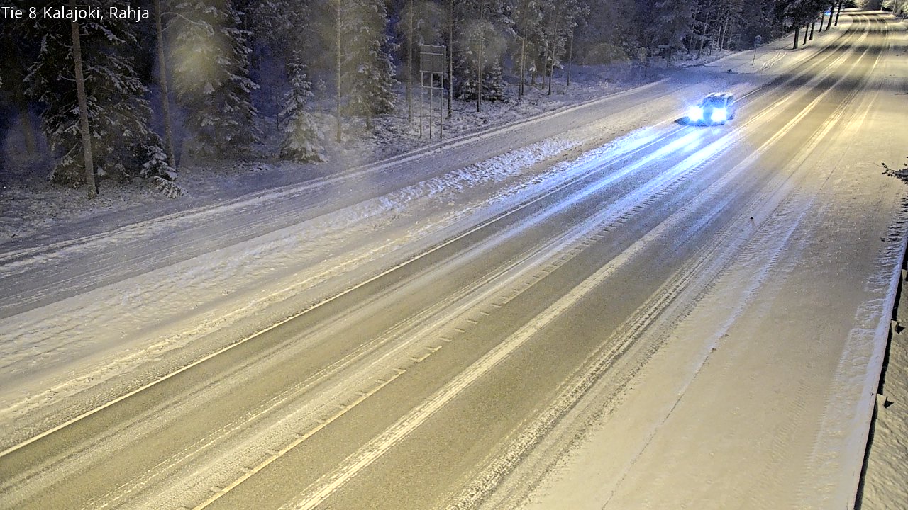 Weather Camera Image Road 8 Kalajoki, Rahja, Kalajoki, Pohjois-Pohjanmaa