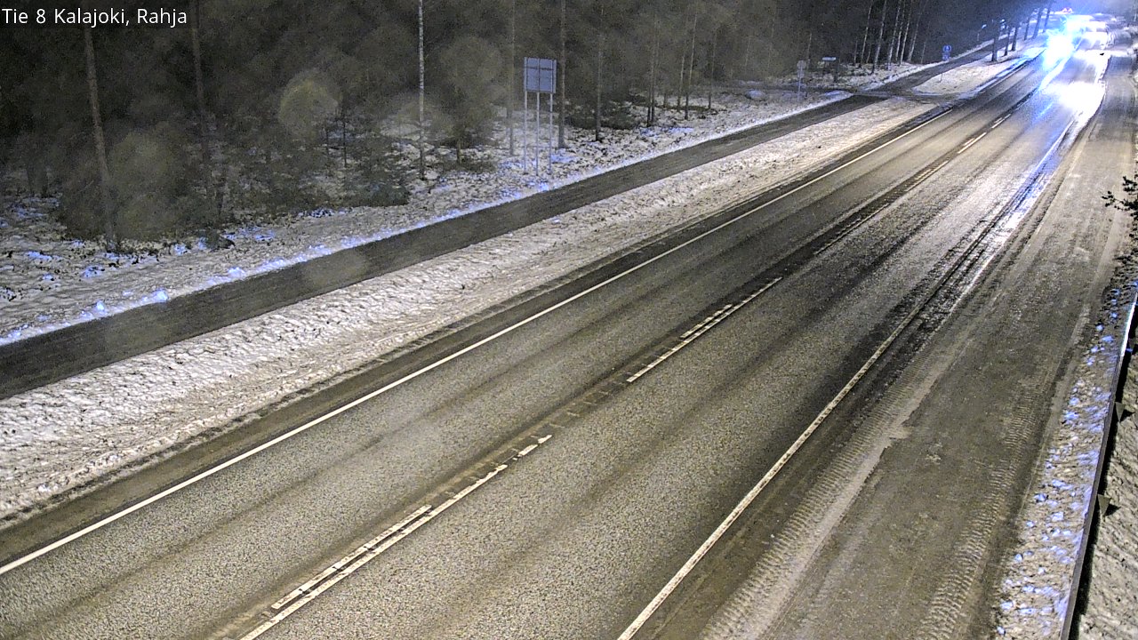 Weather Camera Image Väg 8 Kalajoki, Rahja, Kalajoki, Pohjois-Pohjanmaa
