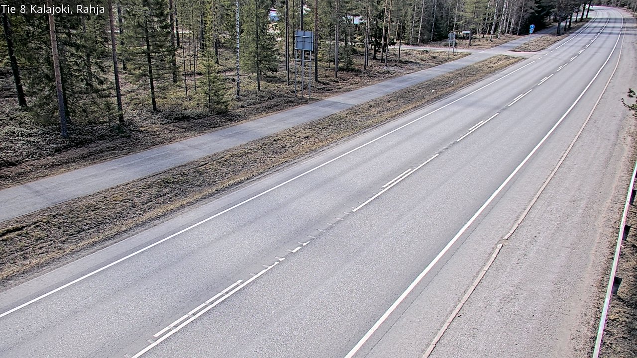Weather Camera Image Väg 8 Kalajoki, Rahja, Kalajoki, Pohjois-Pohjanmaa