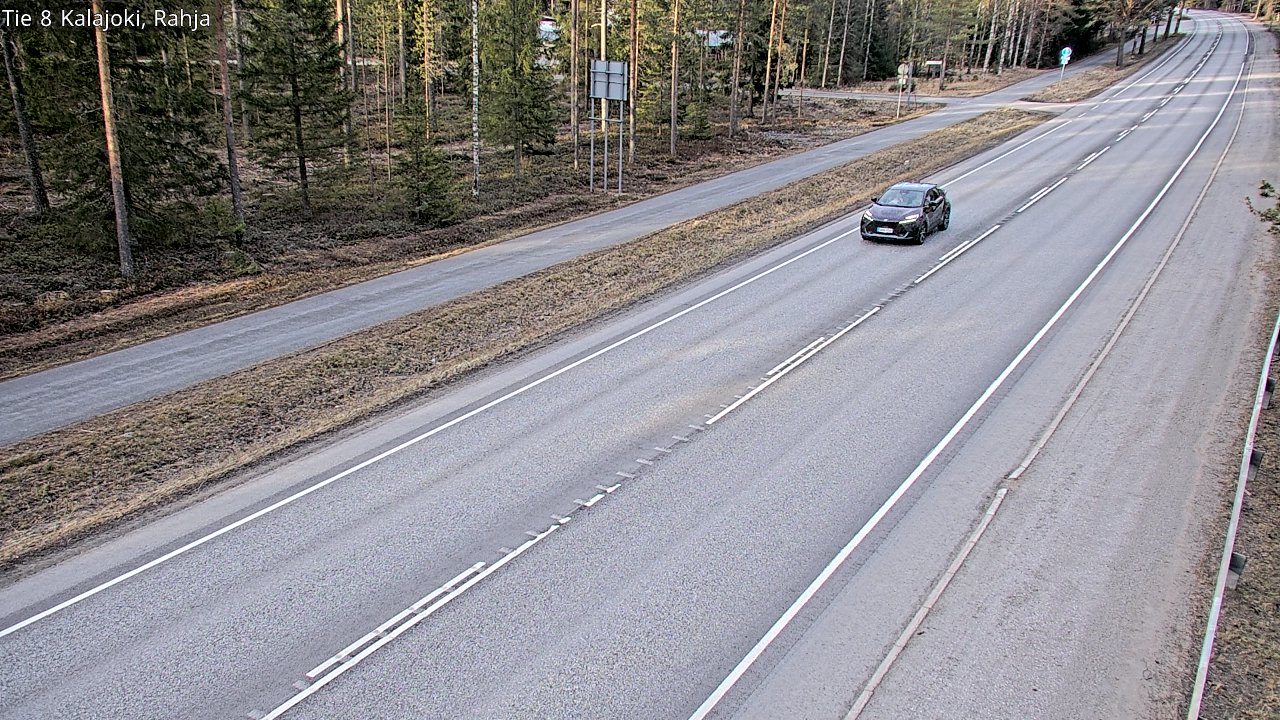 Weather Camera Image Road 8 Kalajoki, Rahja, Kalajoki, Pohjois-Pohjanmaa