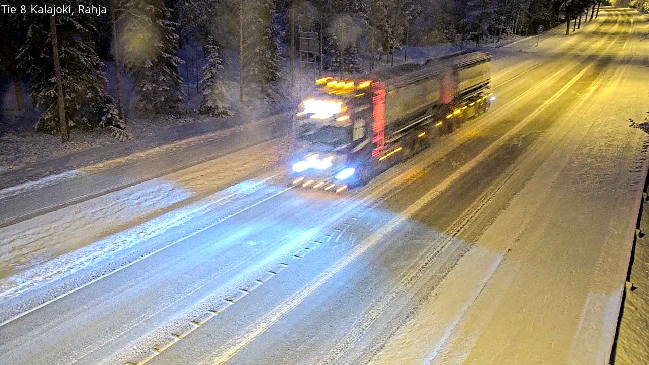 Weather Camera Image Road 8 Kalajoki, Rahja, Kalajoki, Pohjois-Pohjanmaa
