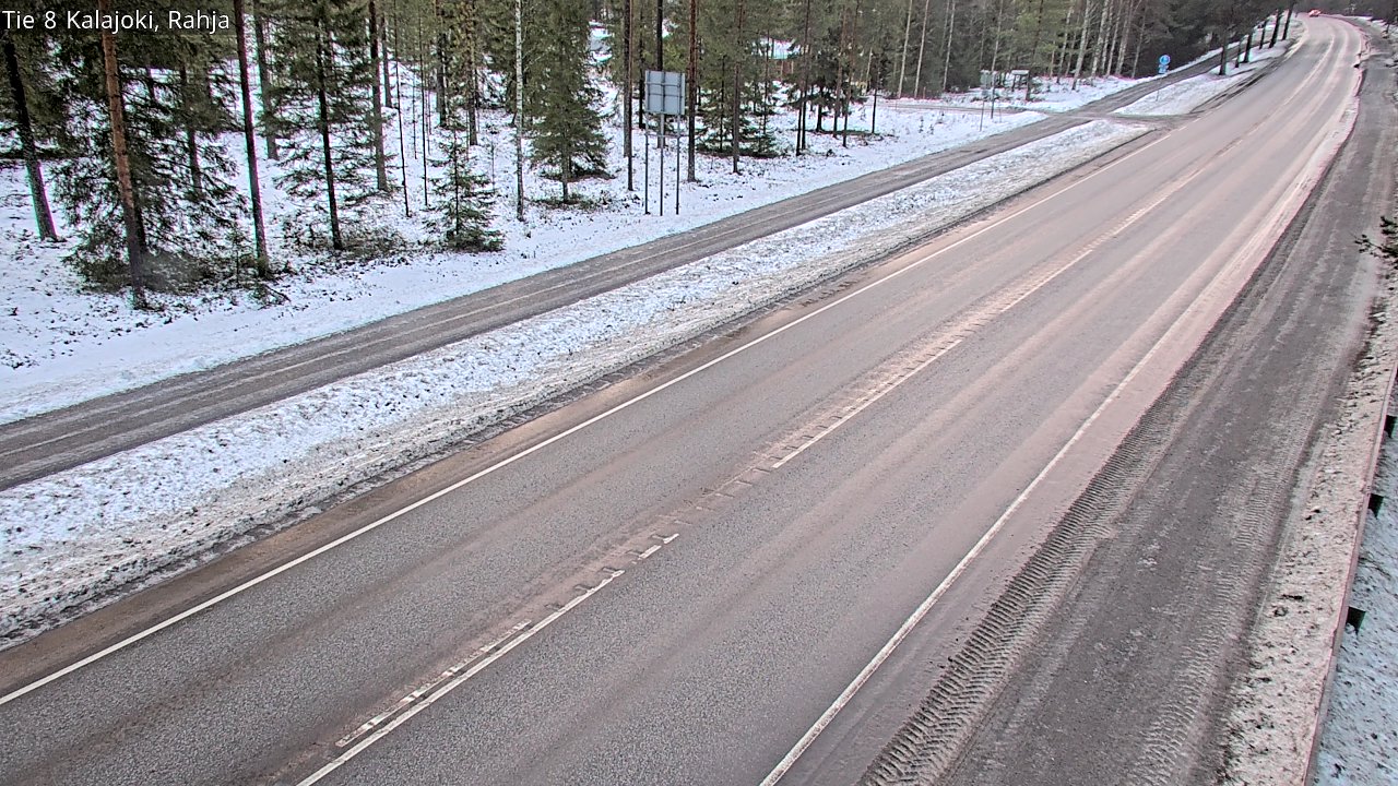 Weather Camera Image Väg 8 Kalajoki, Rahja, Kalajoki, Pohjois-Pohjanmaa