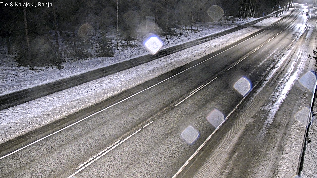 Weather Camera Image Väg 8 Kalajoki, Rahja, Kalajoki, Pohjois-Pohjanmaa