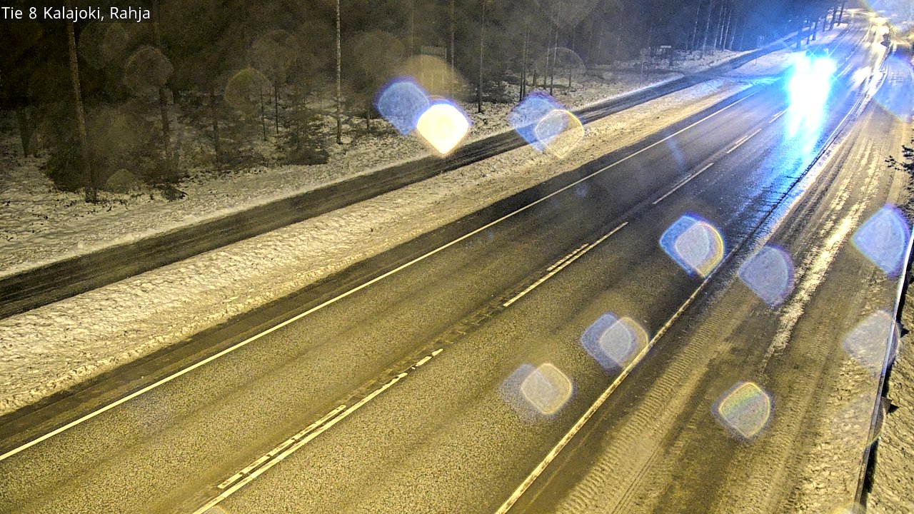 Weather Camera Image Väg 8 Kalajoki, Rahja, Kalajoki, Pohjois-Pohjanmaa