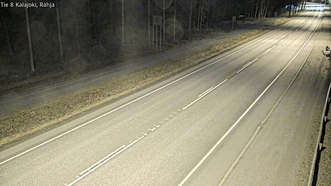 Weather Camera Image Road 8 Kalajoki, Rahja, Kalajoki, Pohjois-Pohjanmaa