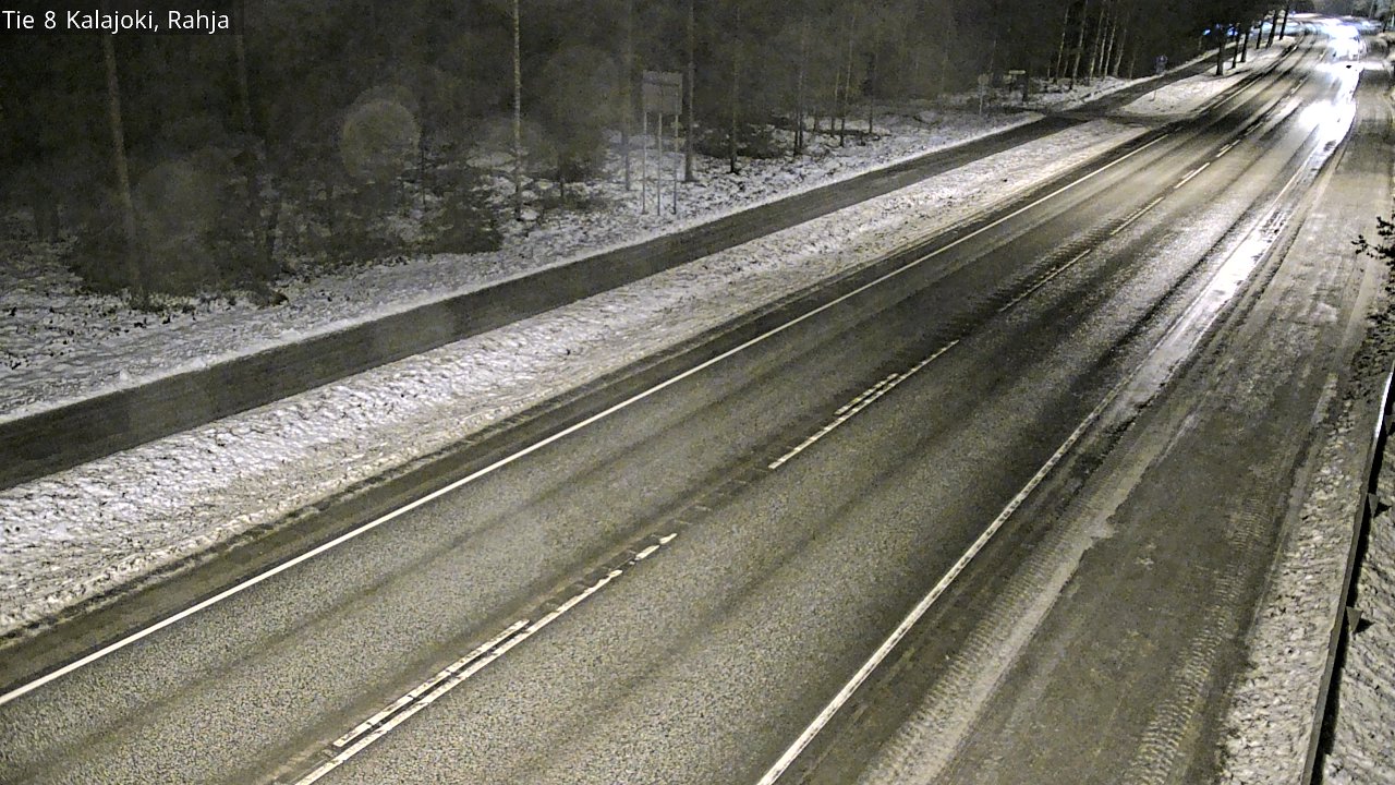 Weather Camera Image Väg 8 Kalajoki, Rahja, Kalajoki, Pohjois-Pohjanmaa