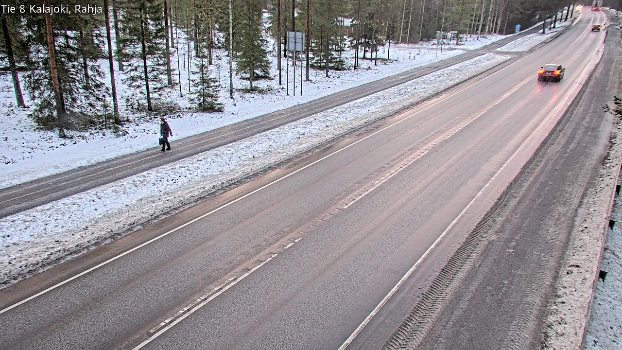 Weather Camera Image Väg 8 Kalajoki, Rahja, Kalajoki, Pohjois-Pohjanmaa
