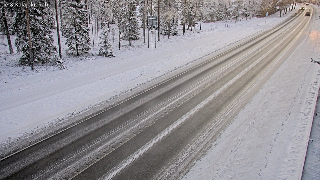 Weather Camera Image Väg 8 Kalajoki, Rahja, Kalajoki, Pohjois-Pohjanmaa