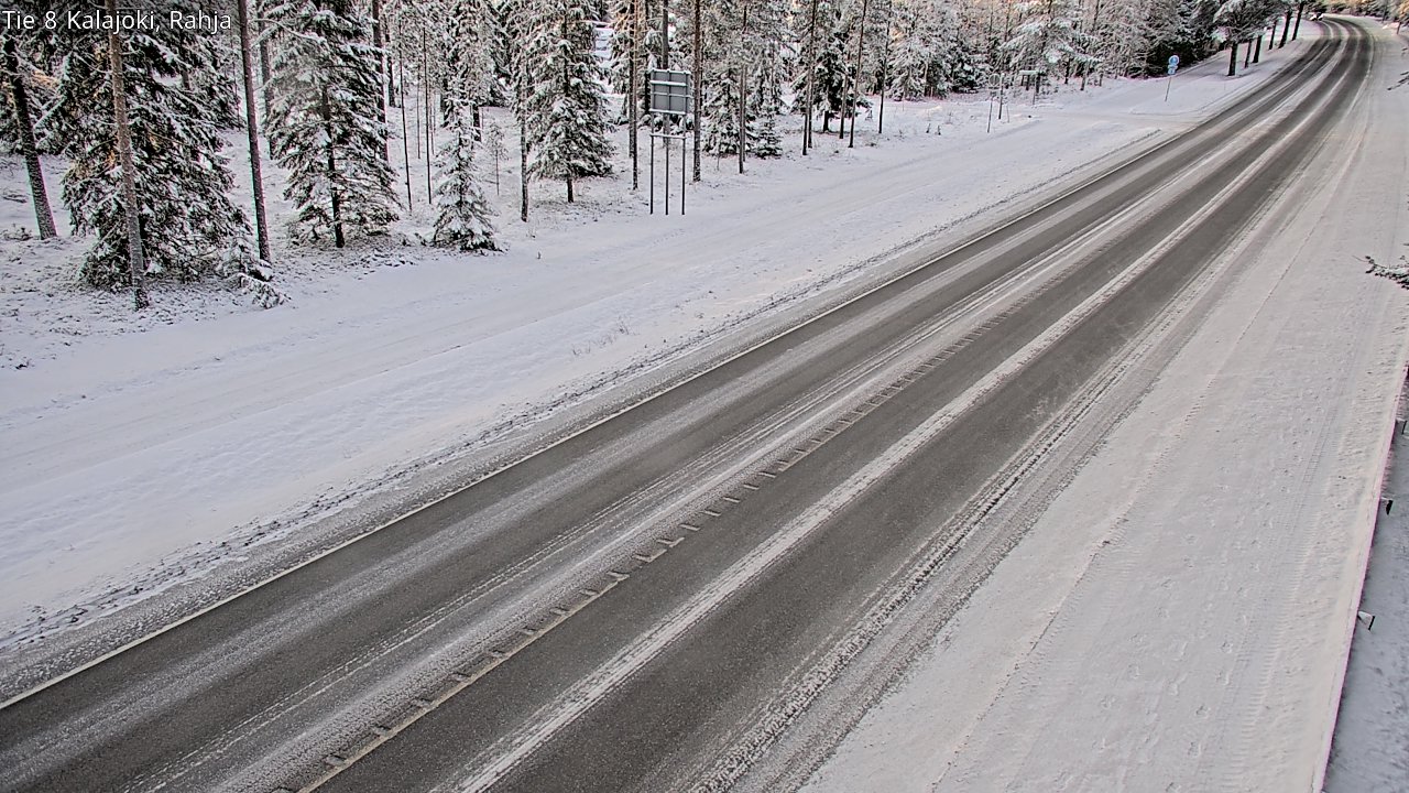 Weather Camera Image Road 8 Kalajoki, Rahja, Kalajoki, Pohjois-Pohjanmaa