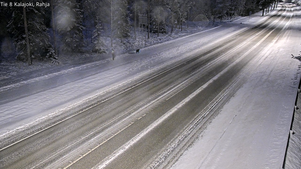 Weather Camera Image Väg 8 Kalajoki, Rahja, Kalajoki, Pohjois-Pohjanmaa
