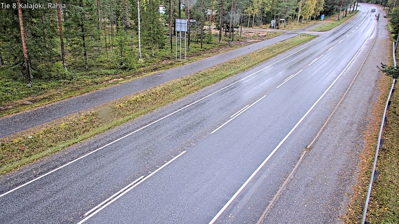 Weather Camera Image Väg 8 Kalajoki, Rahja, Kalajoki, Pohjois-Pohjanmaa