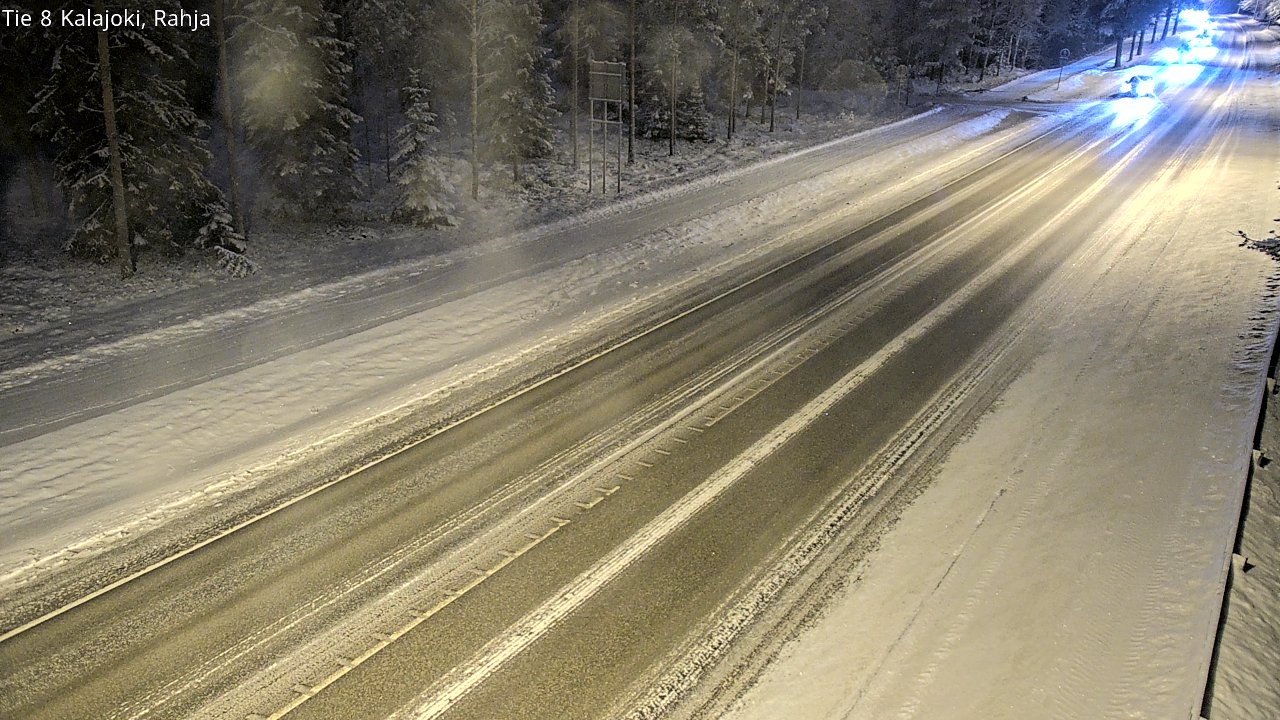 Weather Camera Image Väg 8 Kalajoki, Rahja, Kalajoki, Pohjois-Pohjanmaa