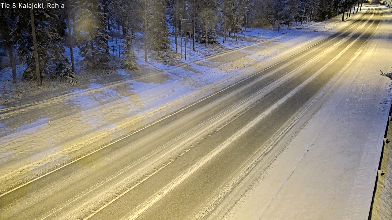 Weather Camera Image Road 8 Kalajoki, Rahja, Kalajoki, Pohjois-Pohjanmaa